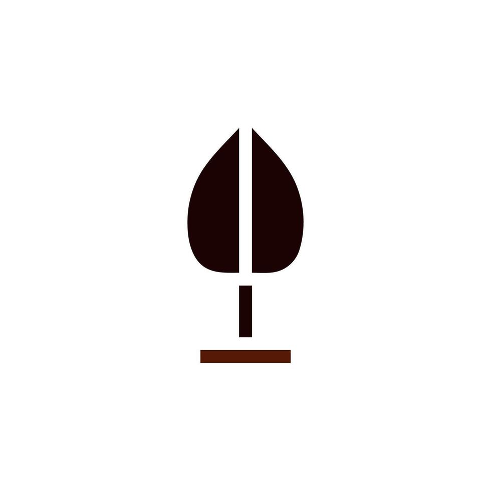 agriculture icon solid brown summer vector