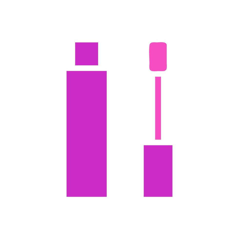 Beauty cloth icon solid color pink vector