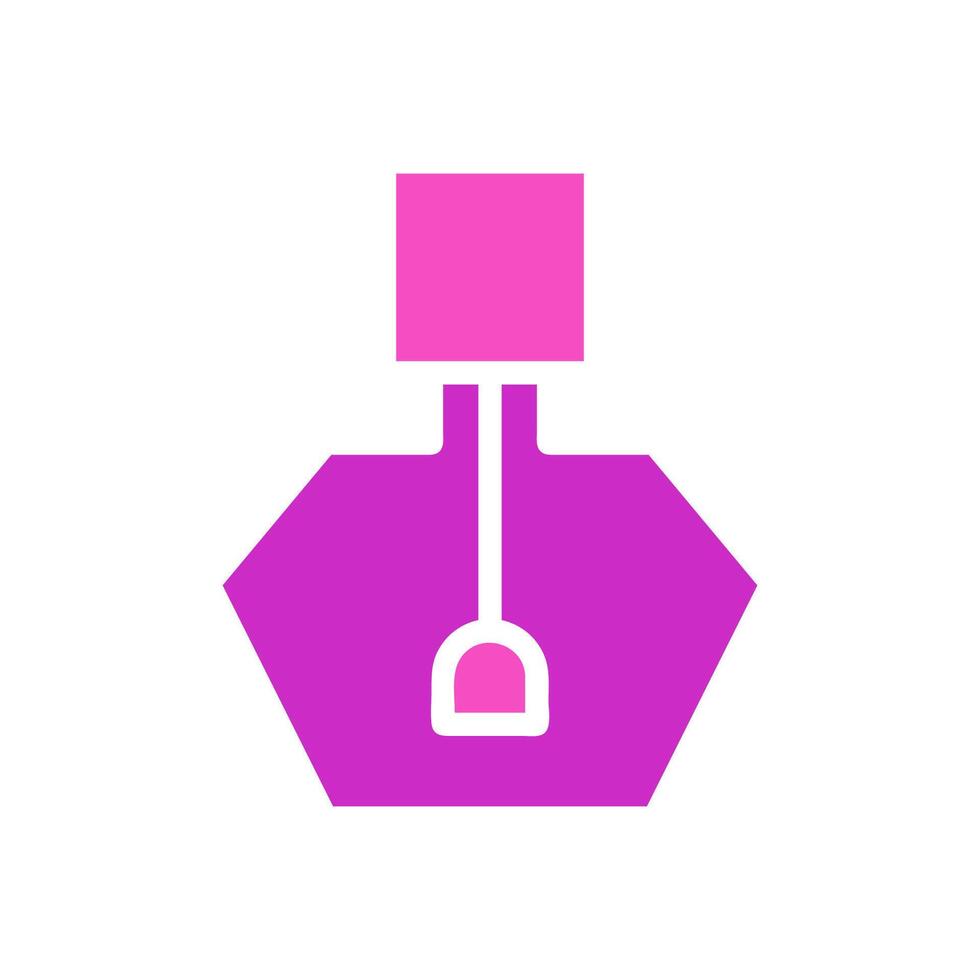 Beauty cloth icon solid color pink vector