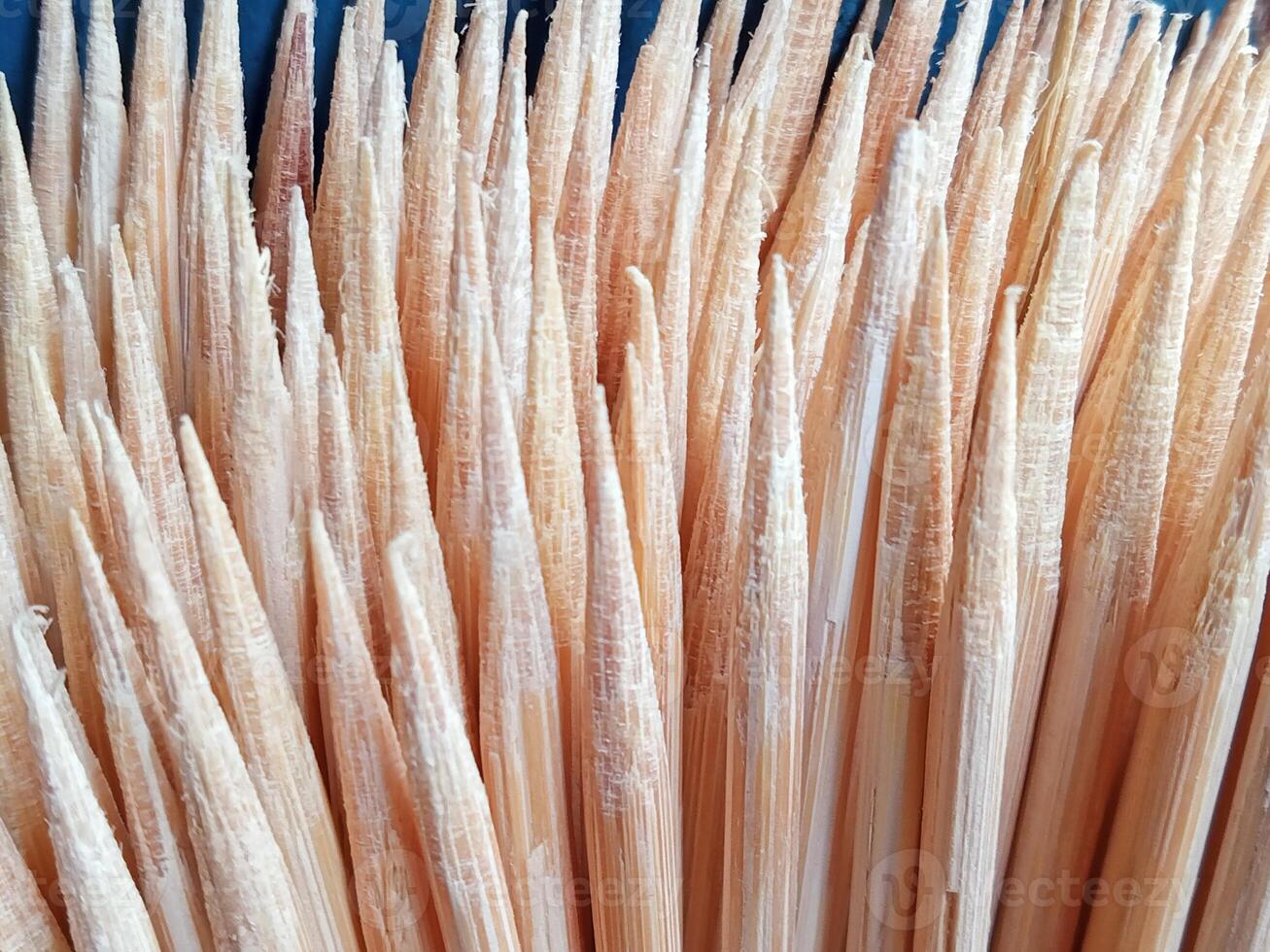 Skewer with close-up horizontal view photo