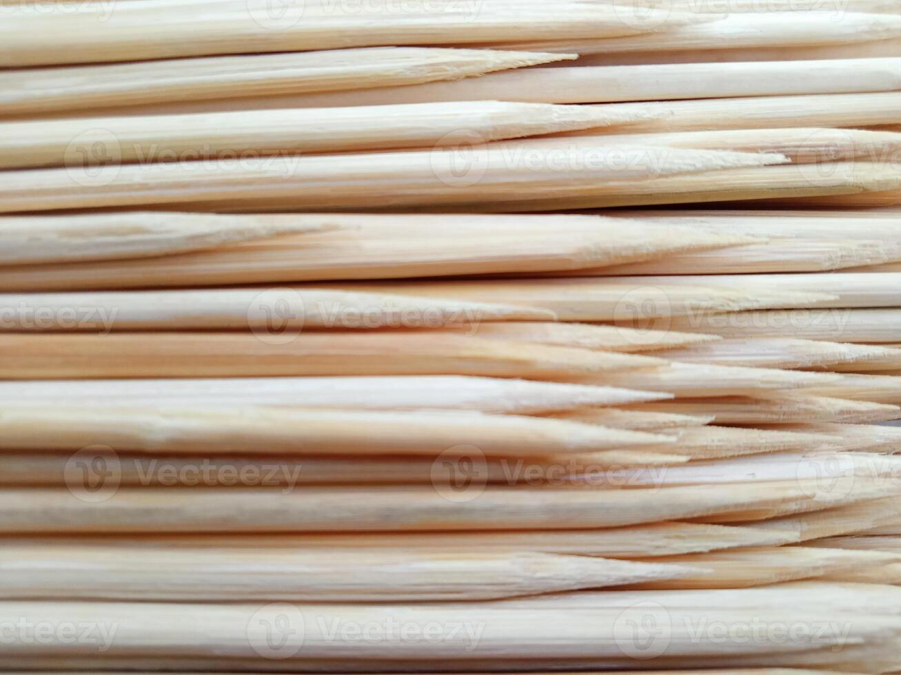 Skewer with close-up horizontal view photo