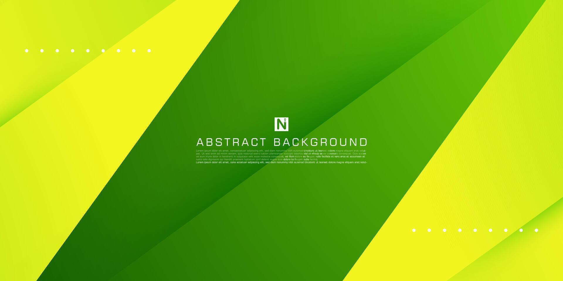 Bright green abstract 3D background. Colorful geometric design. Modern overlap papercut futuristic background illustration. Eps10 vector