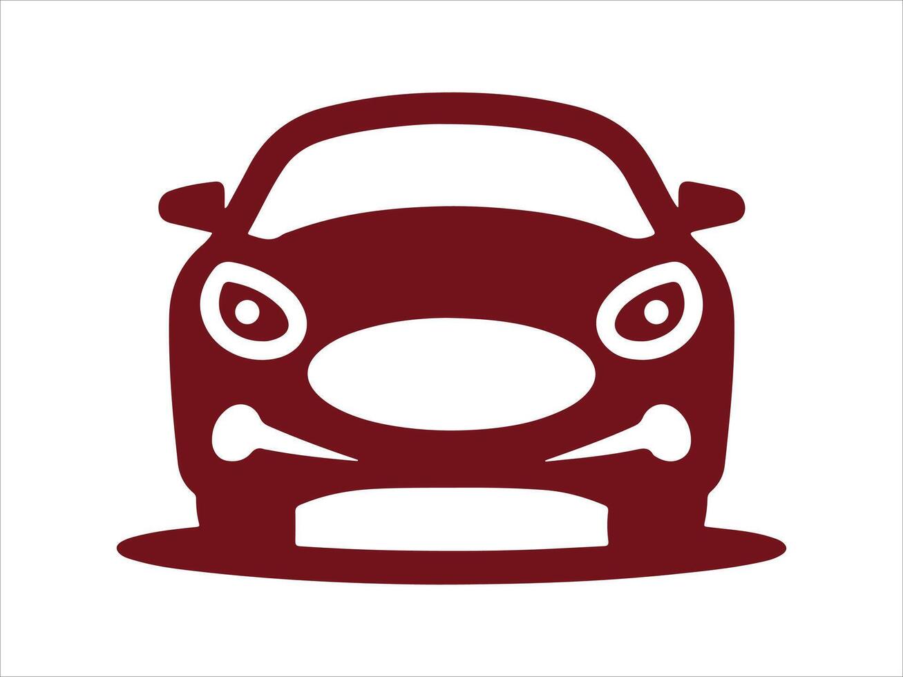 a car icon on a white background vector
