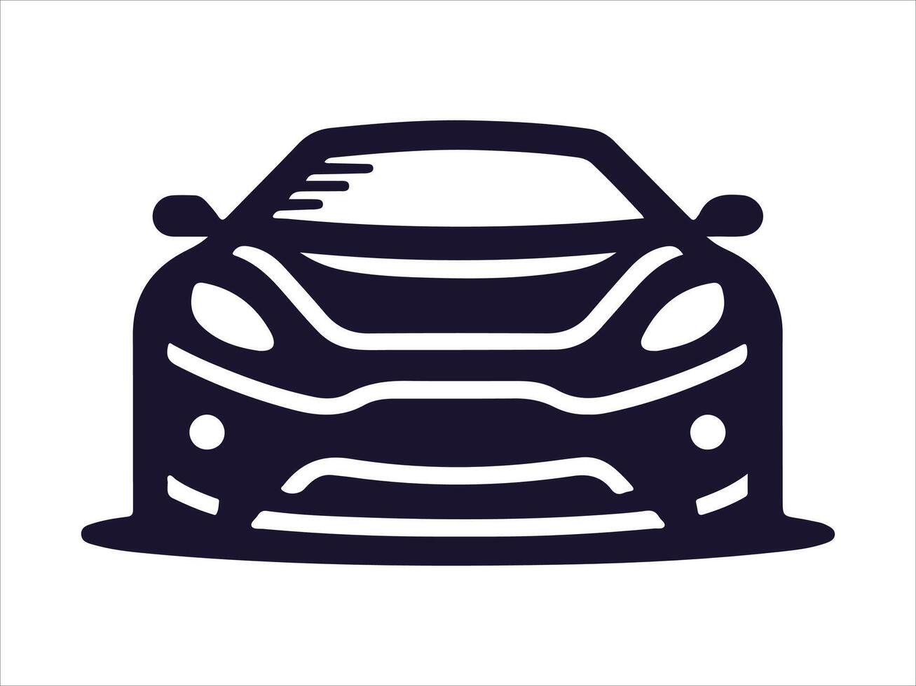 car icon on white background vector