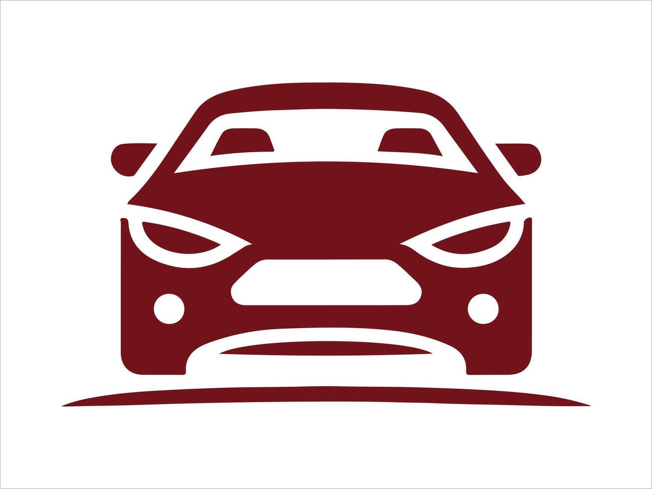 car icon on white background vector