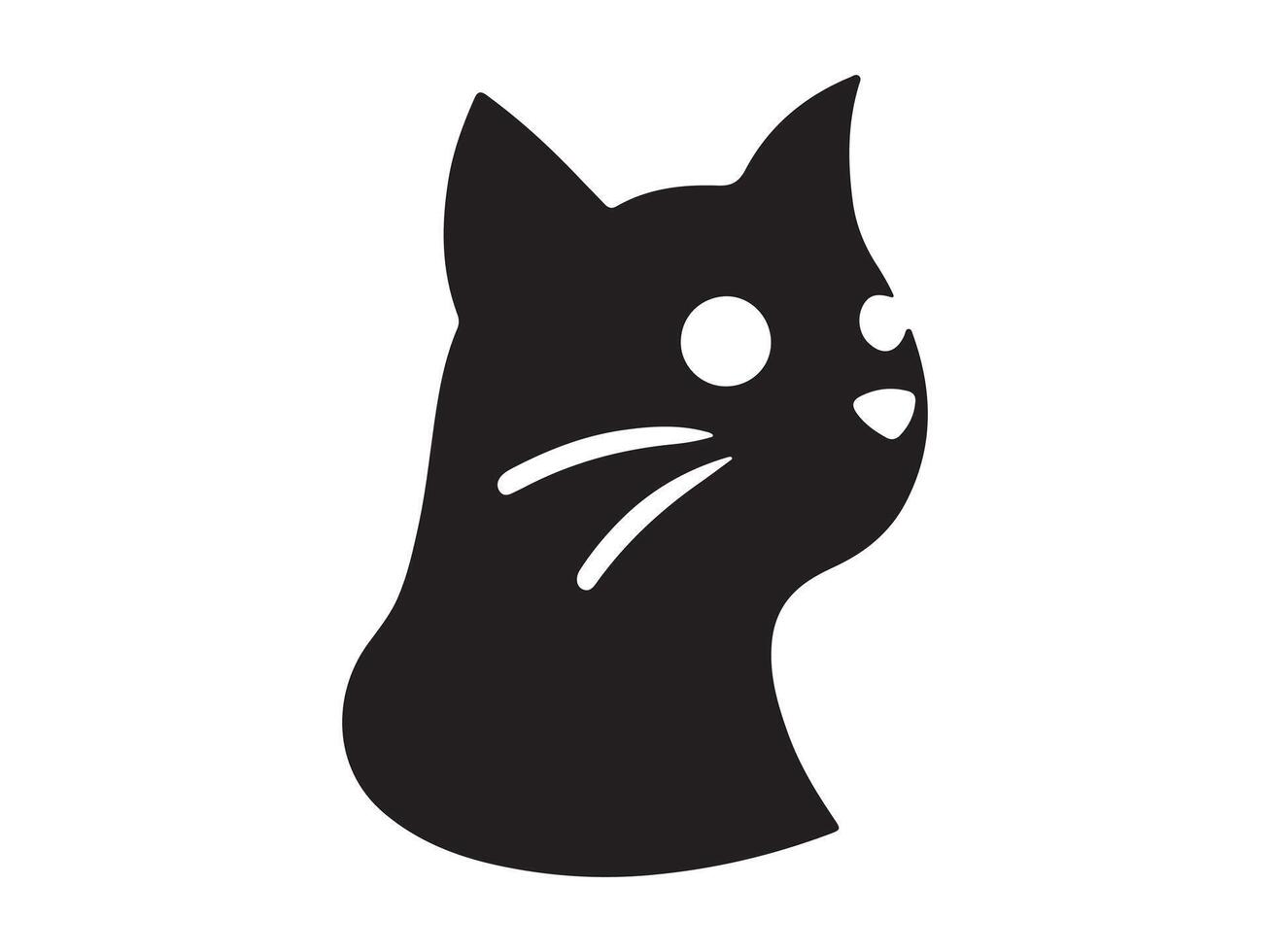 Cat logo design icon symbol illustrations vector