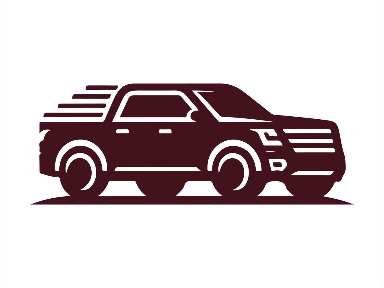 a truck icon on a white background vector