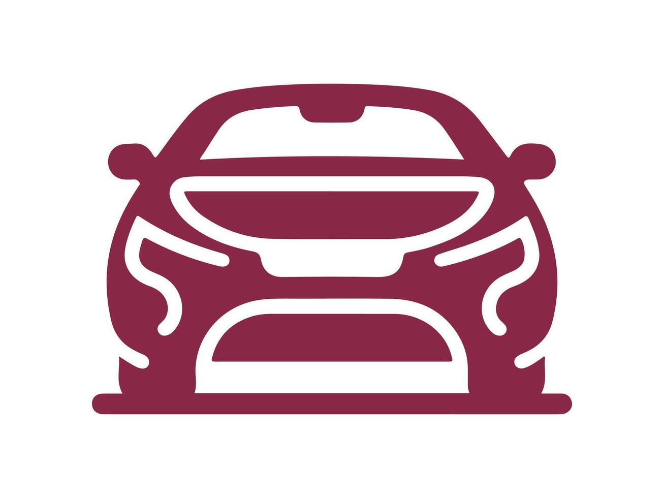car icon on white background vector