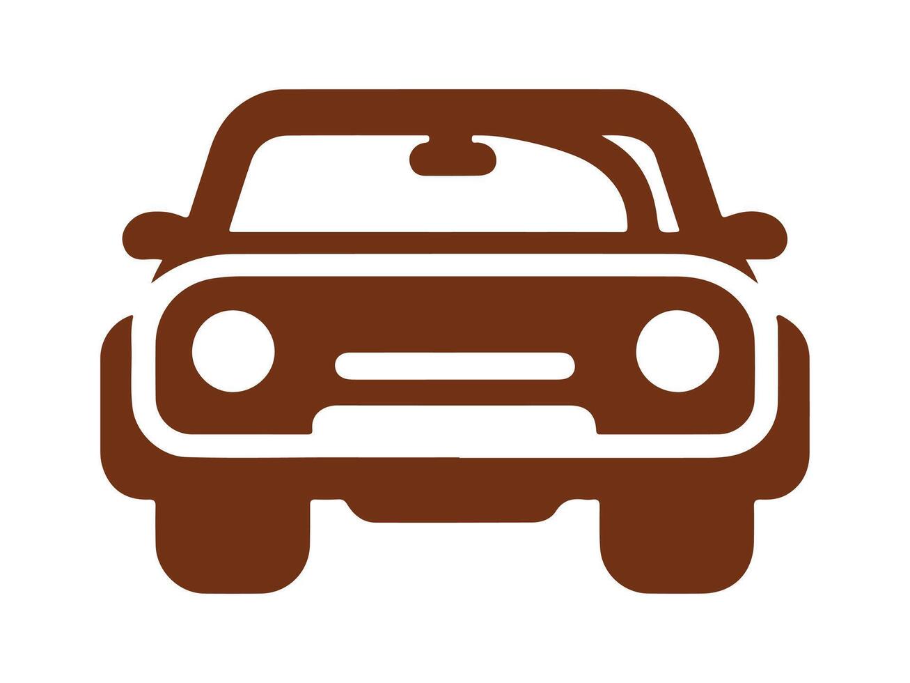 car icon on white background vector