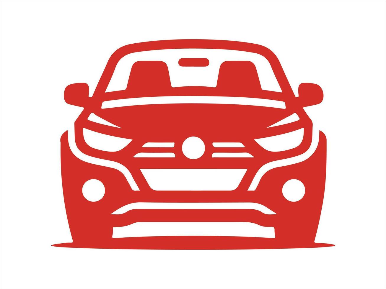 car icon on white background vector