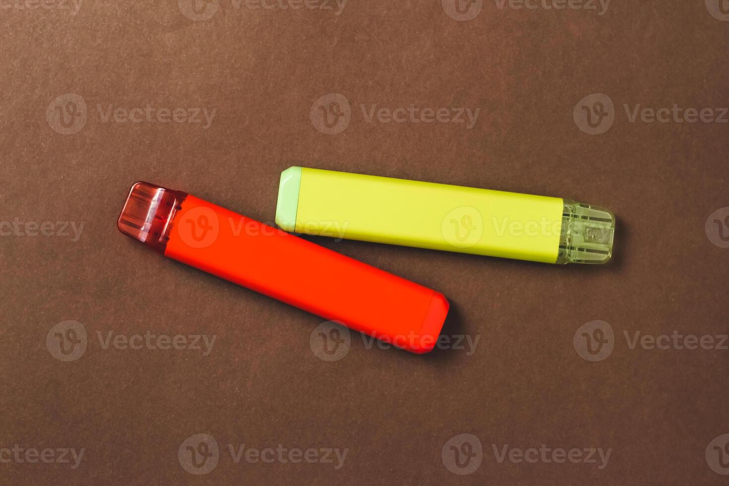 Nicotine disposable electronic cigarette, replacing cigarettes with tobacco. photo