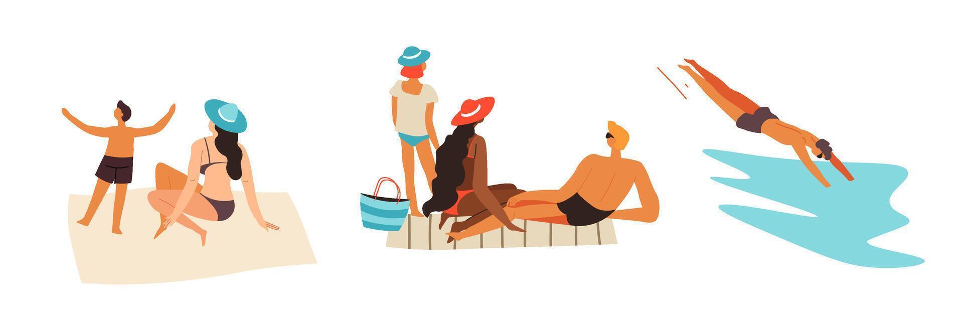 a Summer Water Activities vector