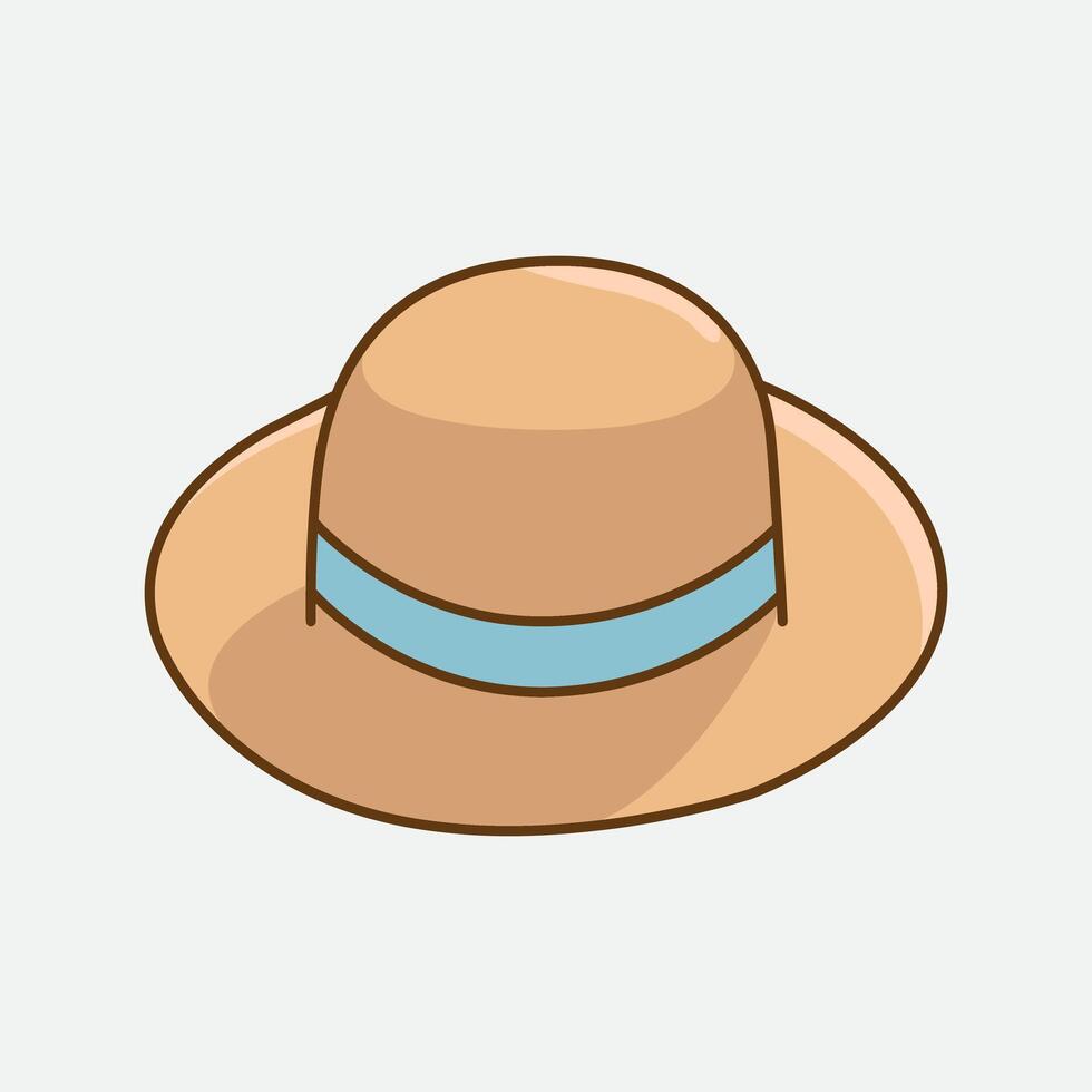illustration Hat. design Hat. Hat Fashion Cartoon design illustration and icon for website, digital and print vector