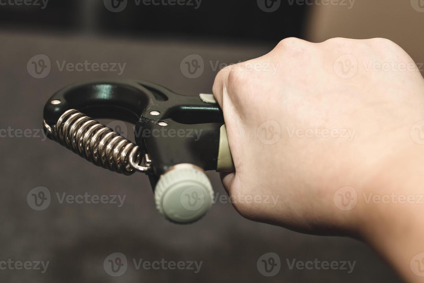 Hand massager, black rubber expander photo