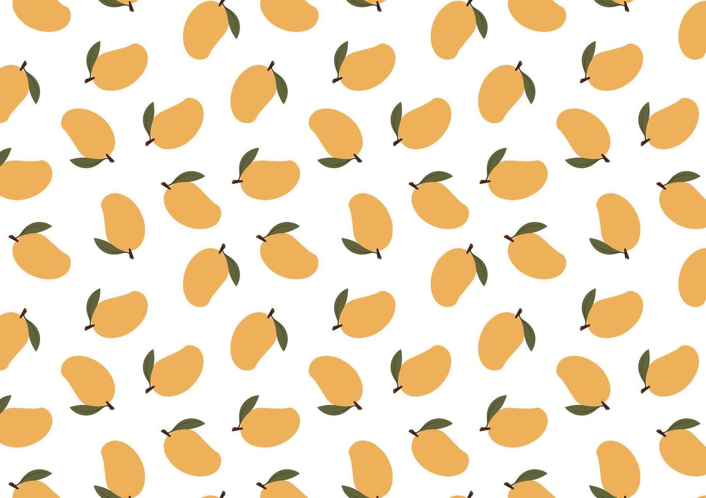 Mango pattern wallpaper. Mango symbol . vector