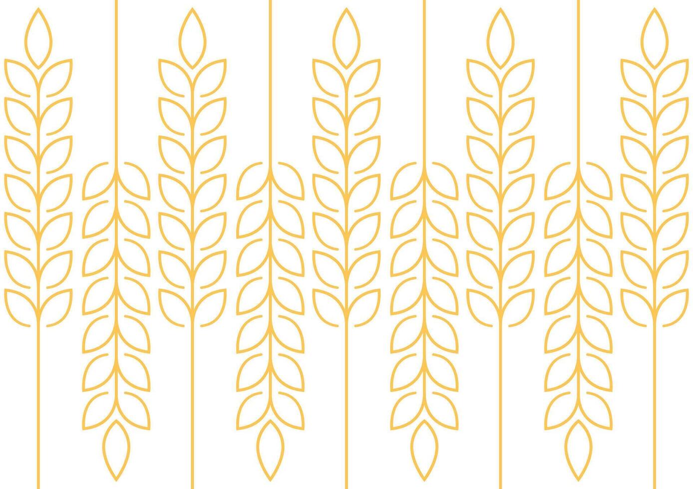 Wheat pattern wallpaper. oat symbol. free space for text. rice sign. Rice pattern wallpaper. vector