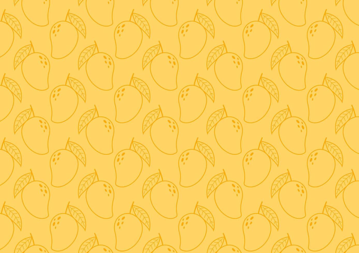Mango pattern wallpaper. Mango symbol . Thailand fruit. vector