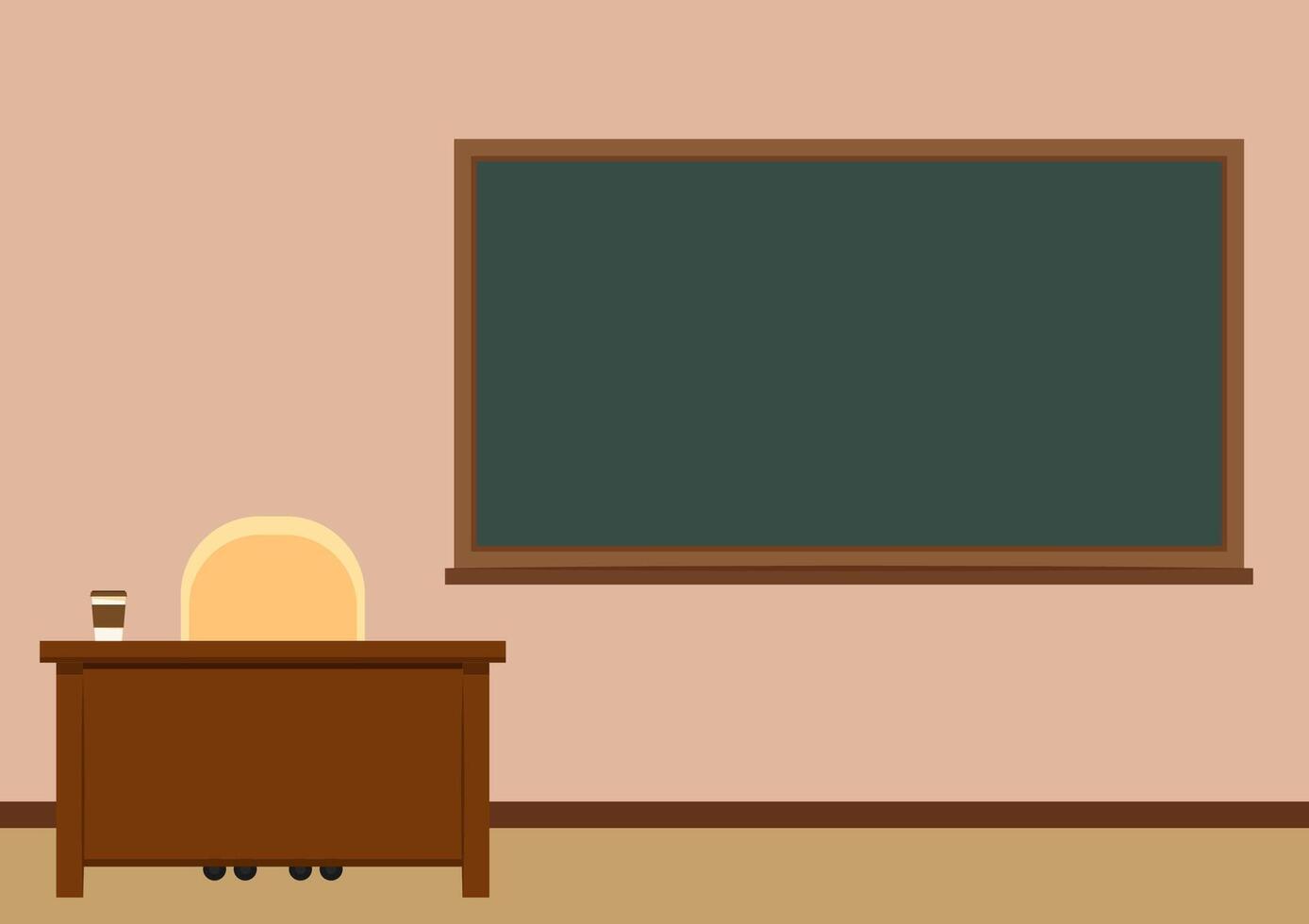 Board . free space for text. wallpaper. copy space. classroom . vector