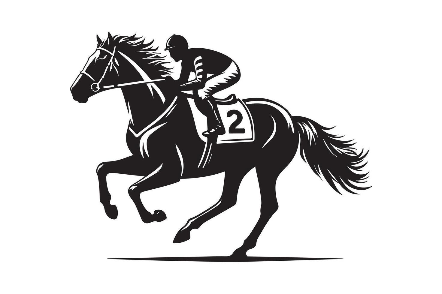 dynamic horse racing vectors