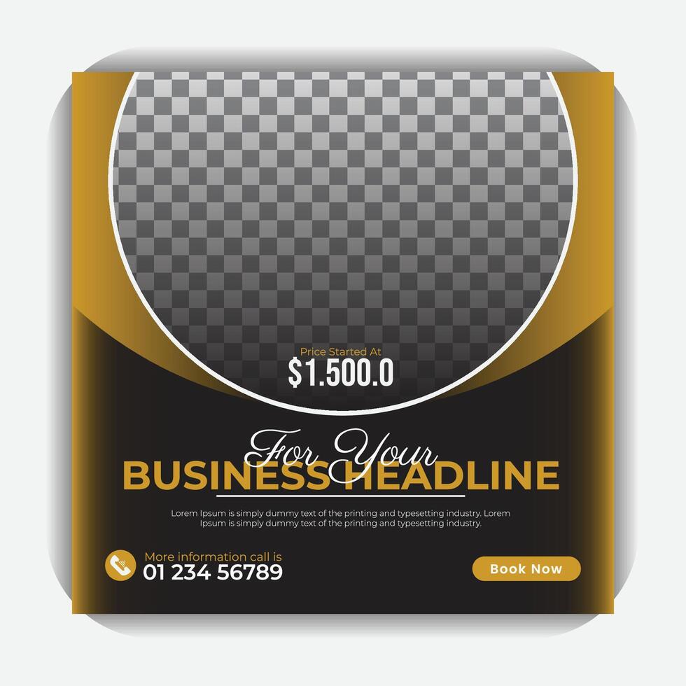For your advertisement, unique and professional social media post or square banner template, real estate or home sale square banner design. vector
