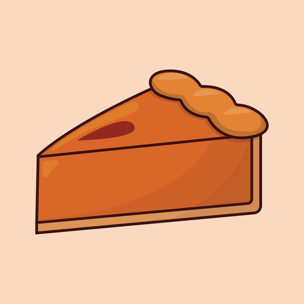 Flat Pie icon Thanksgiving icon set illustration vector