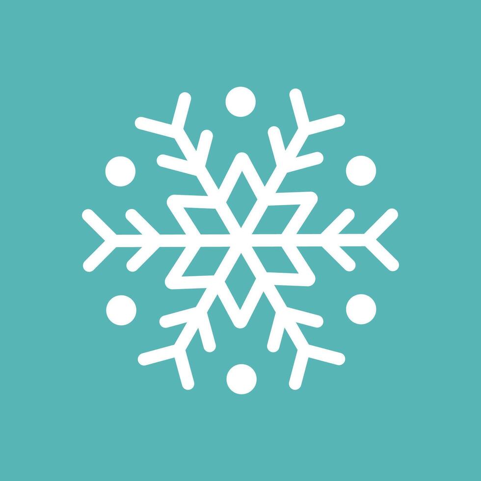 Snowflake icon Winter icon set illustration elements vector