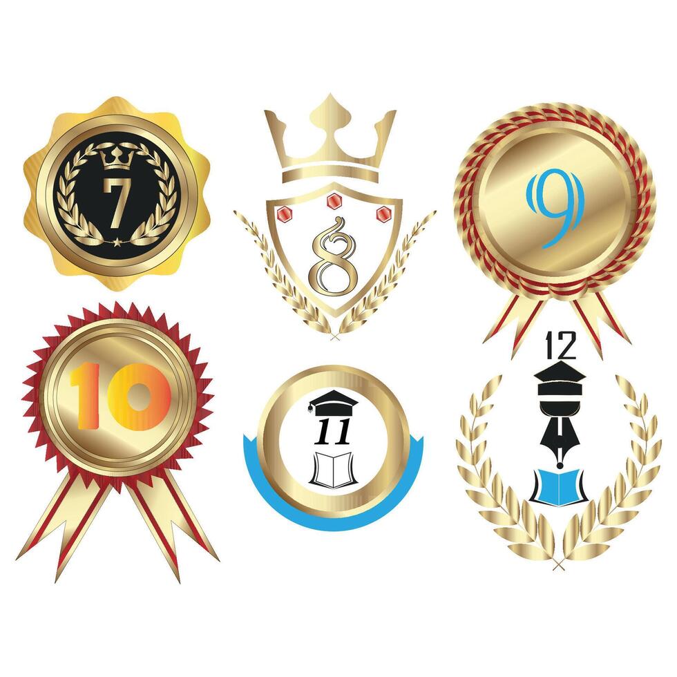 Badge design , gold, stamp, guarantee, certificate, template, quality vector