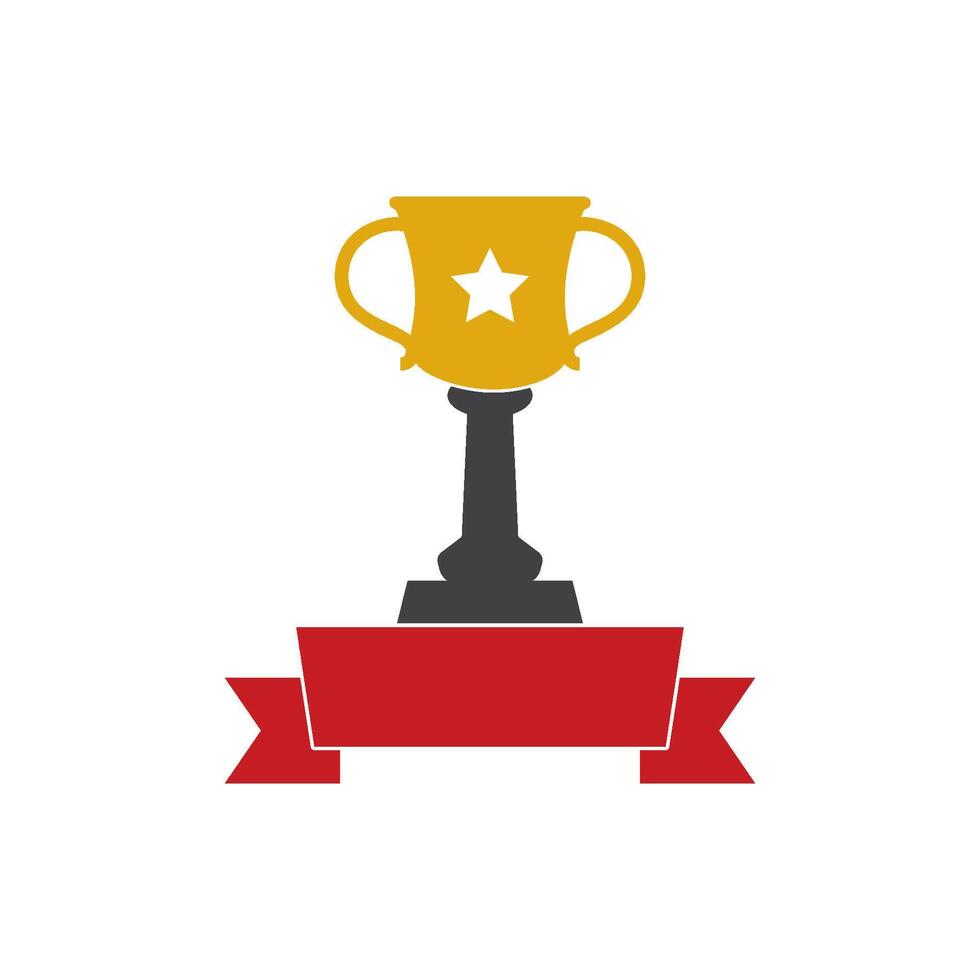 Trophy icon design vector