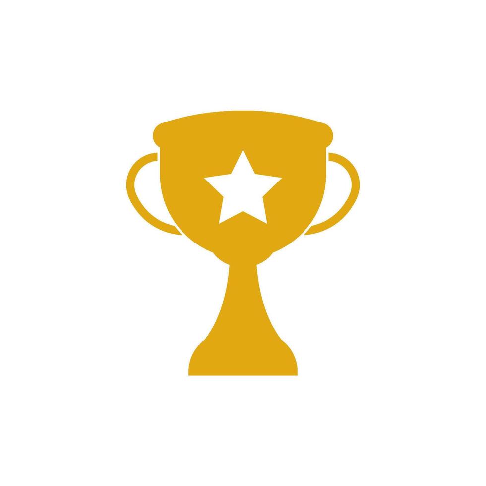 Trophy icon design vector