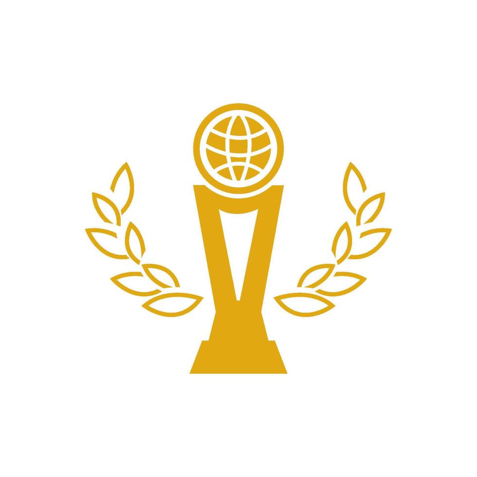Trophy icon design vector