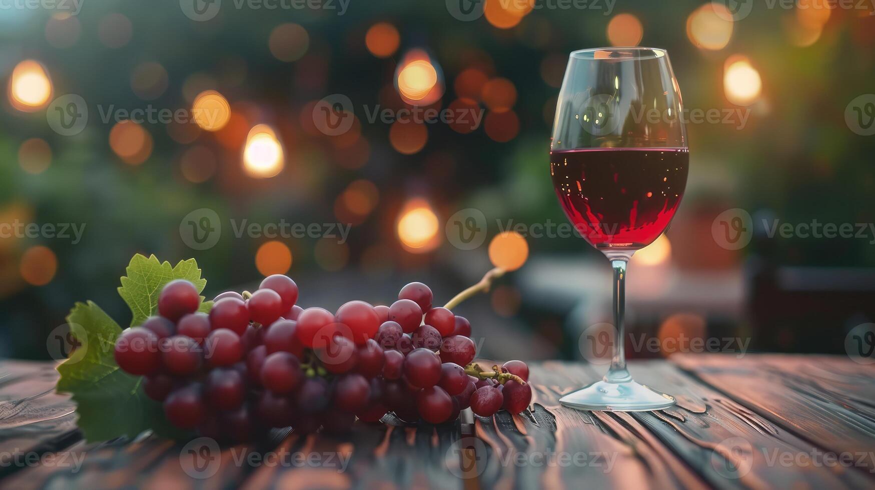 a close up of a christmas tree with a candle in the background photo