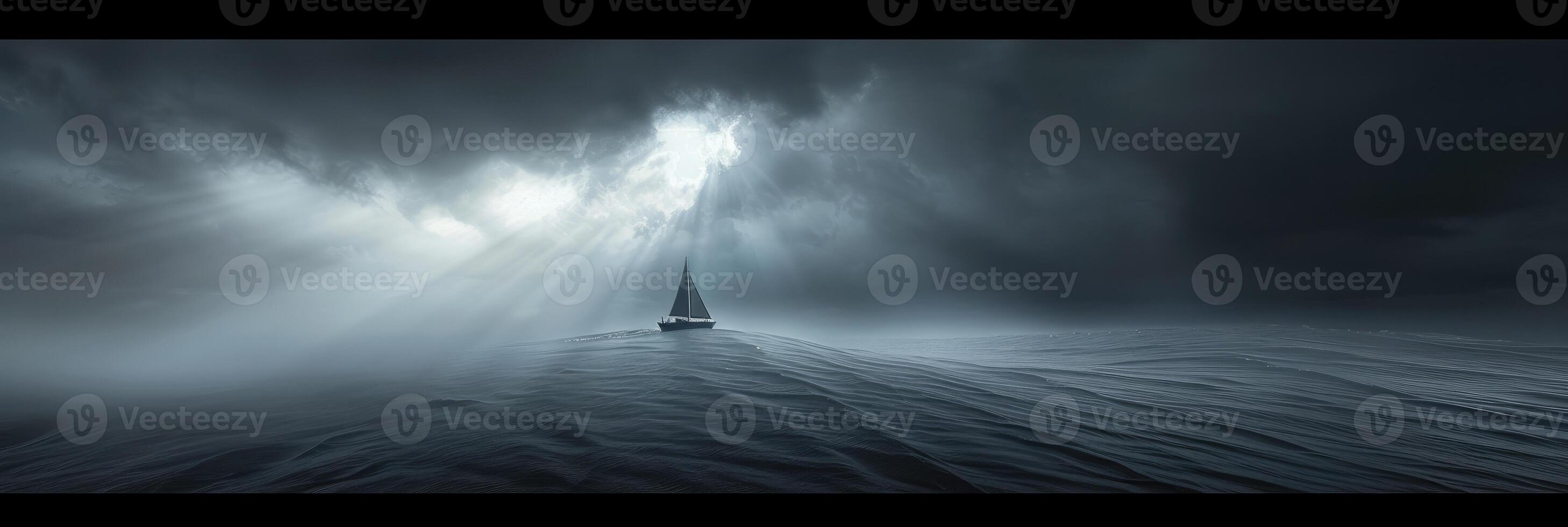 Aerial View of a Beautiful Seashore and Clouds photo