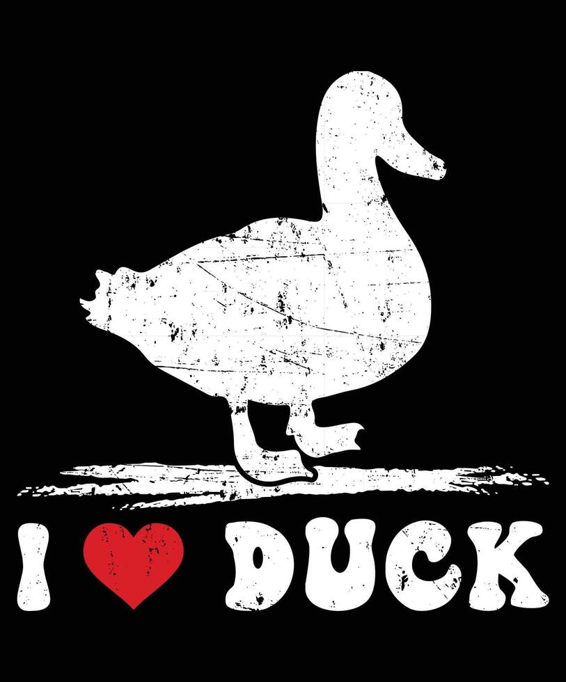 Cute Duck white background vector