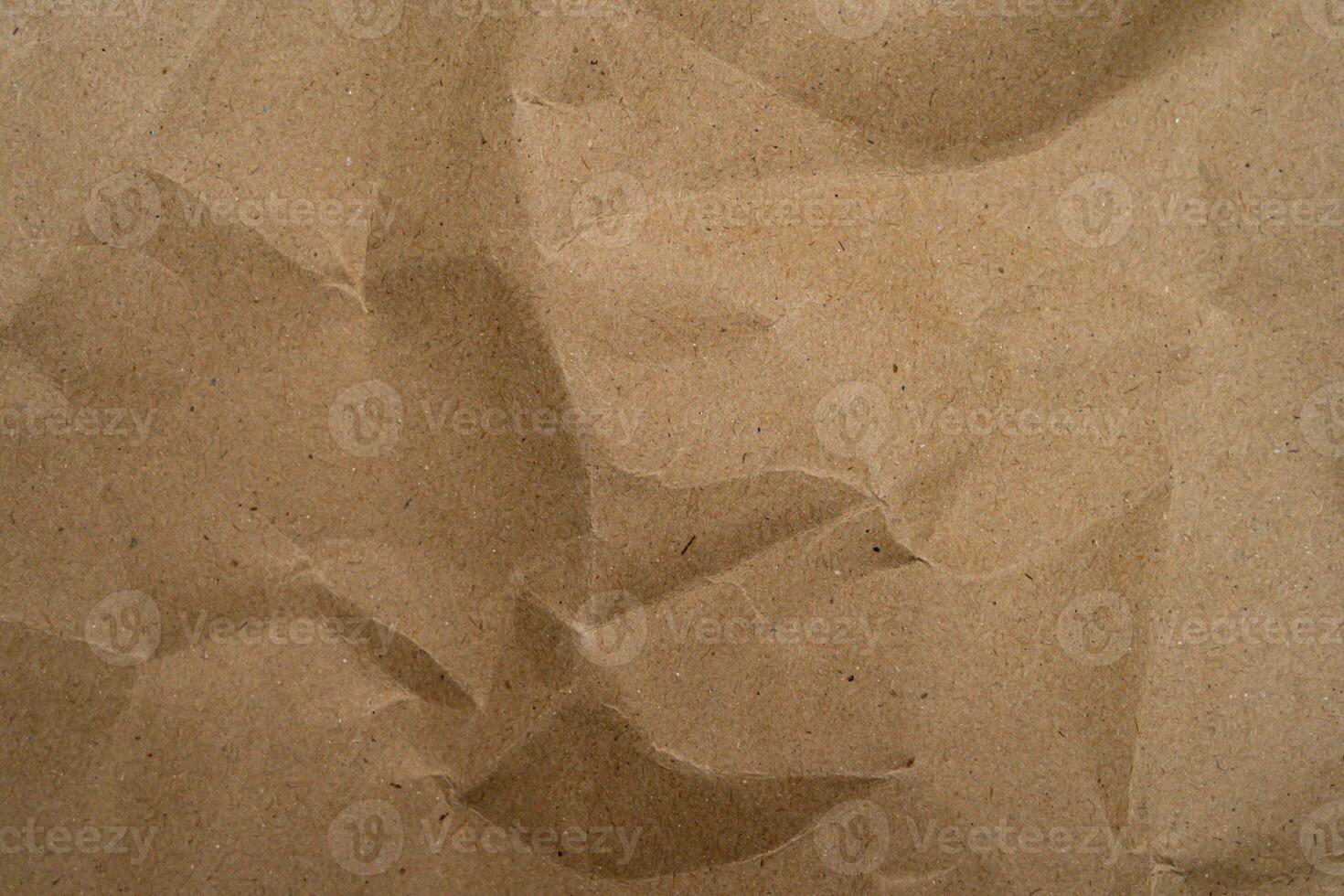 Recycle Paper Texture background. Crumpled Old kraft paper abstract shape background with space paper for text high resolution photo