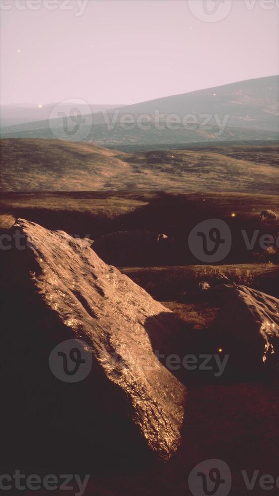 Large Rock in Field photo