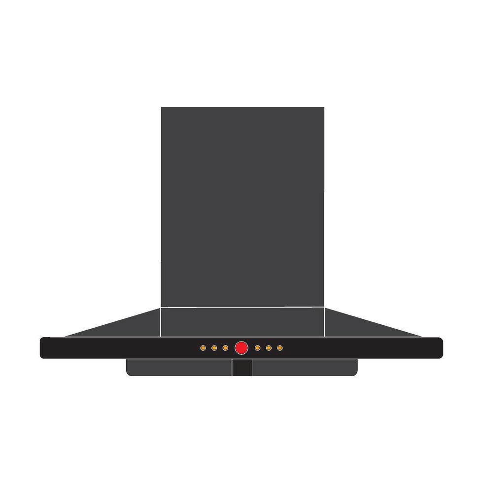 Kitchen smoke exhauster icon vector