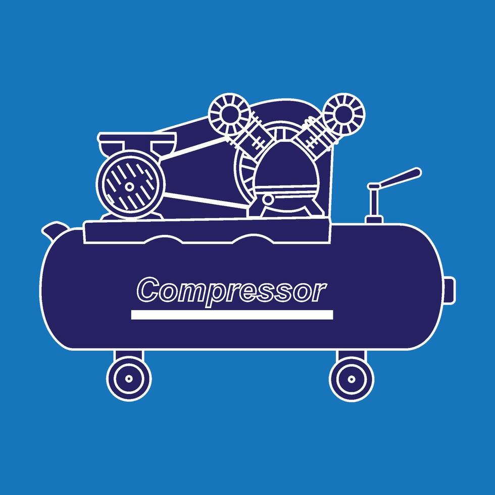 Compressor icon design vector