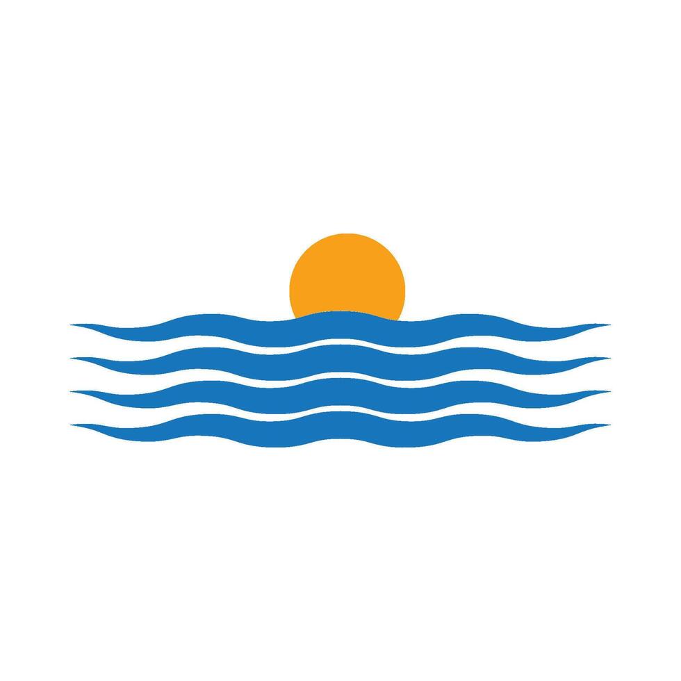 Sunset icon design vector