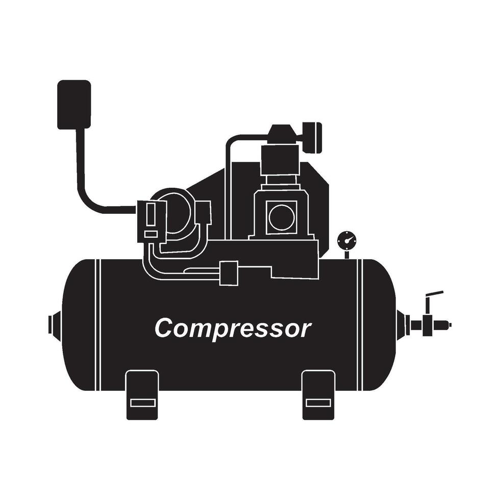 Compressor icon design vector