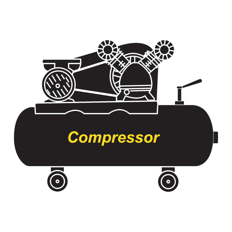 Compressor icon design vector