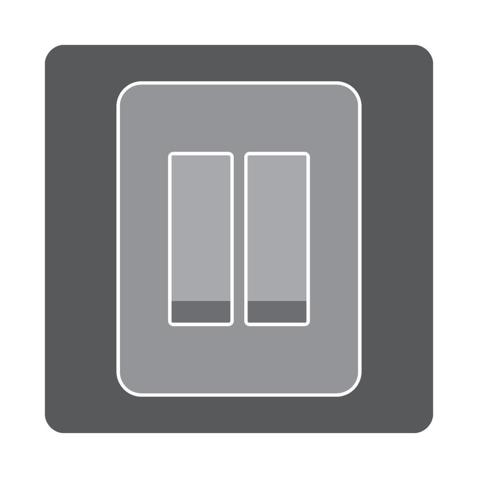 Electric switch icon design vector
