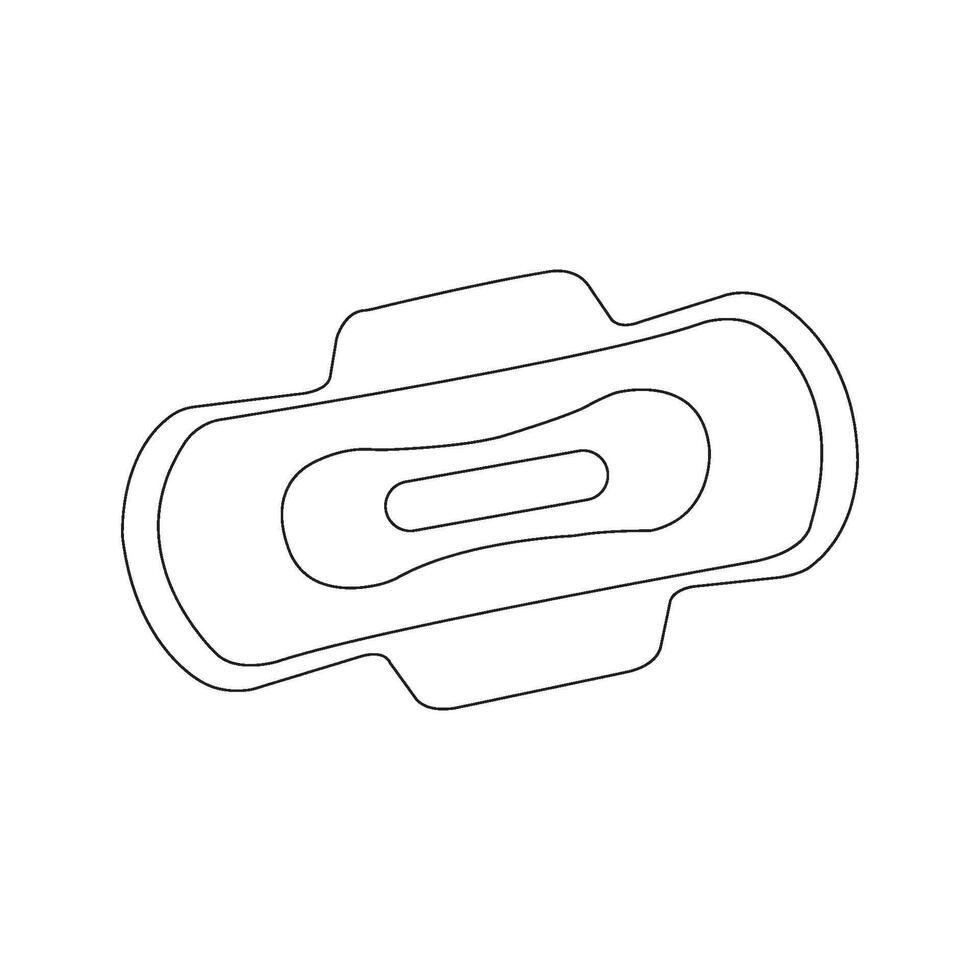 sanitary pad icon vector
