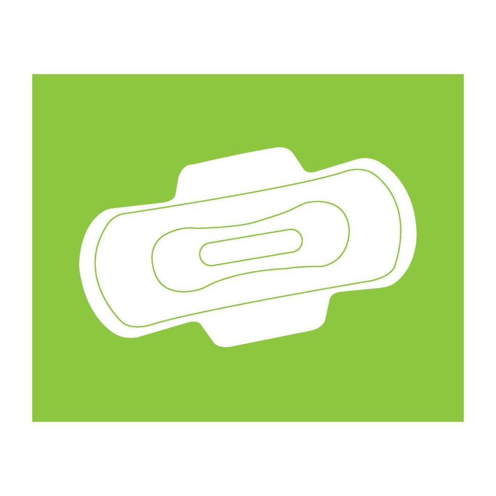 sanitary pad icon vector
