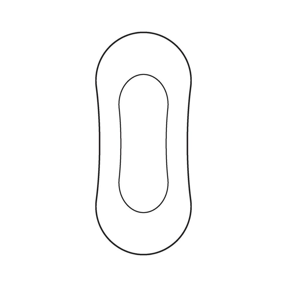 sanitary pad icon vector