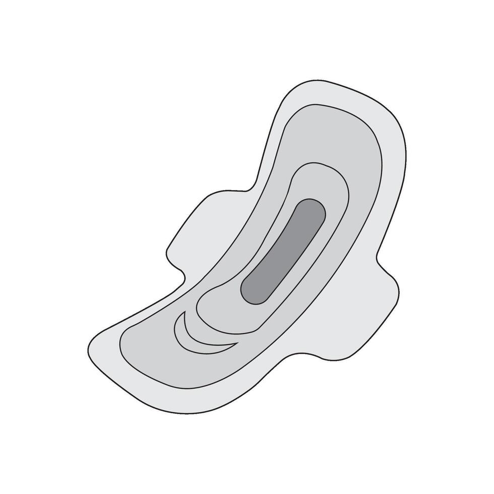 sanitary pad icon vector