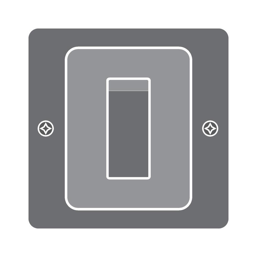 Electric switch icon design vector
