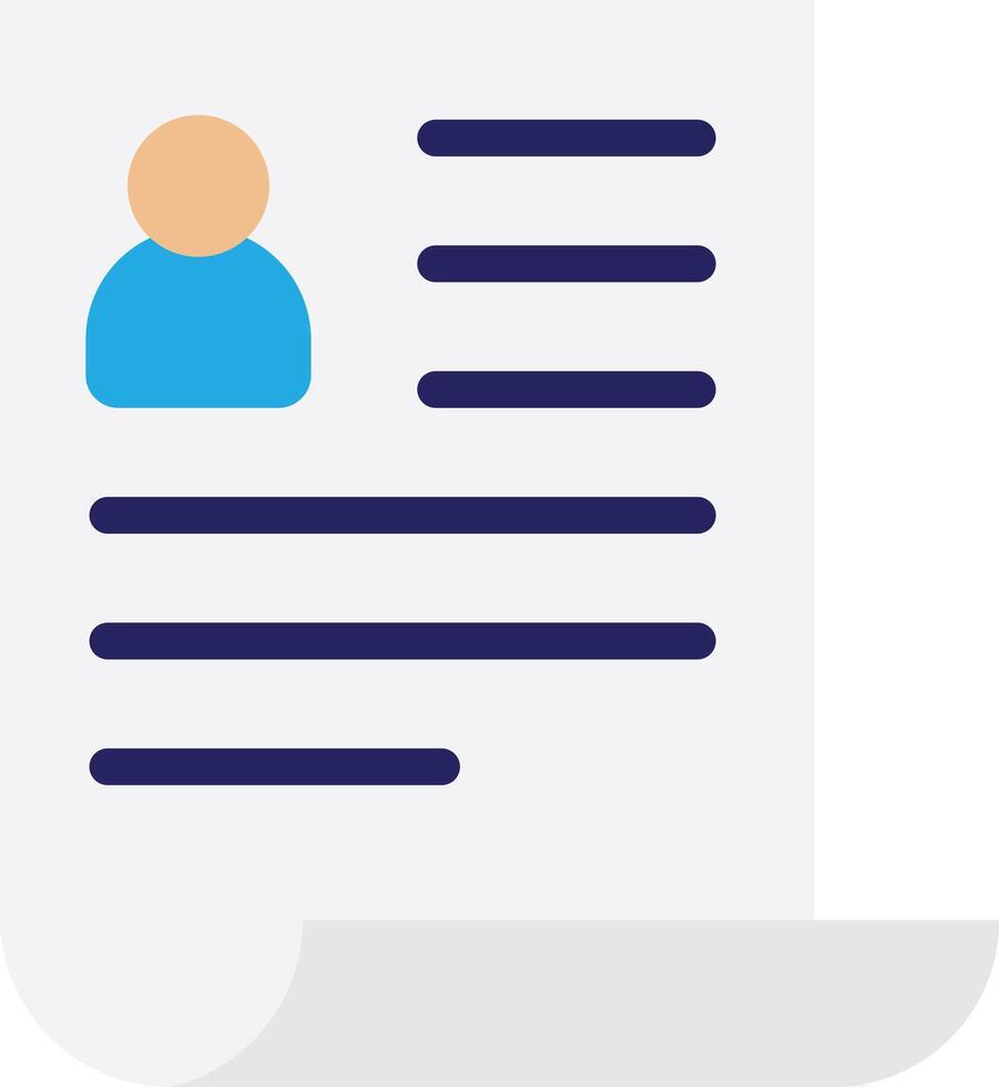 CV Resume Job Document vector