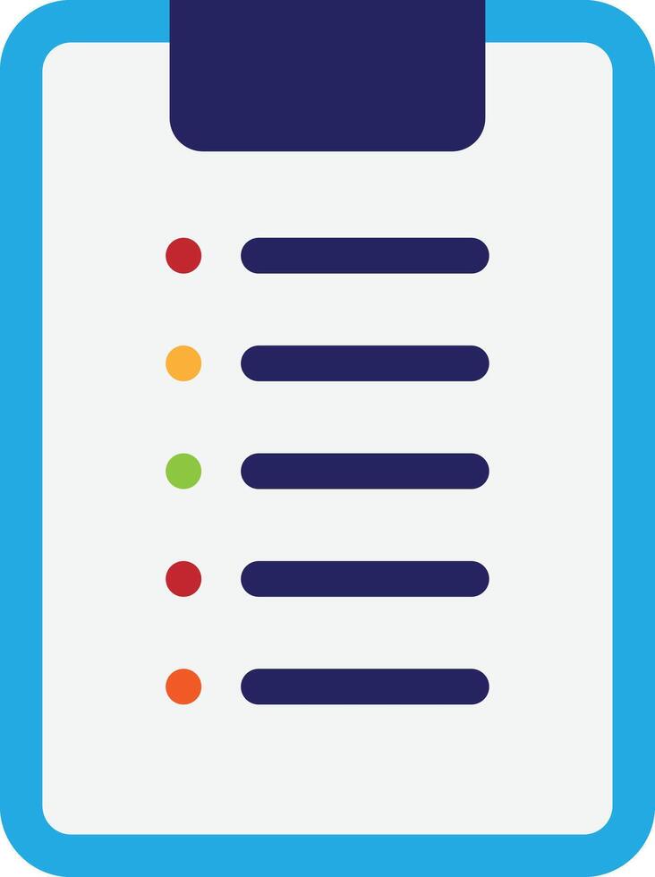 Clipboard Document List vector