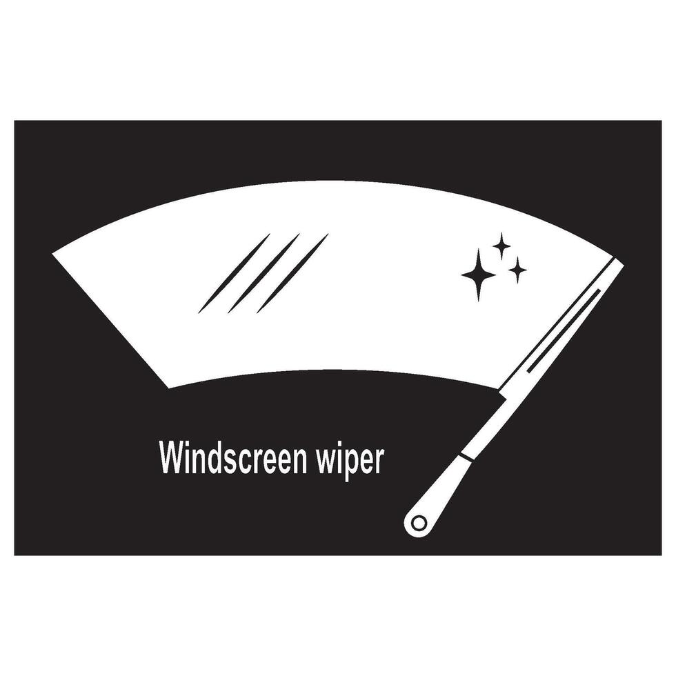 Windscreen wiper design vector