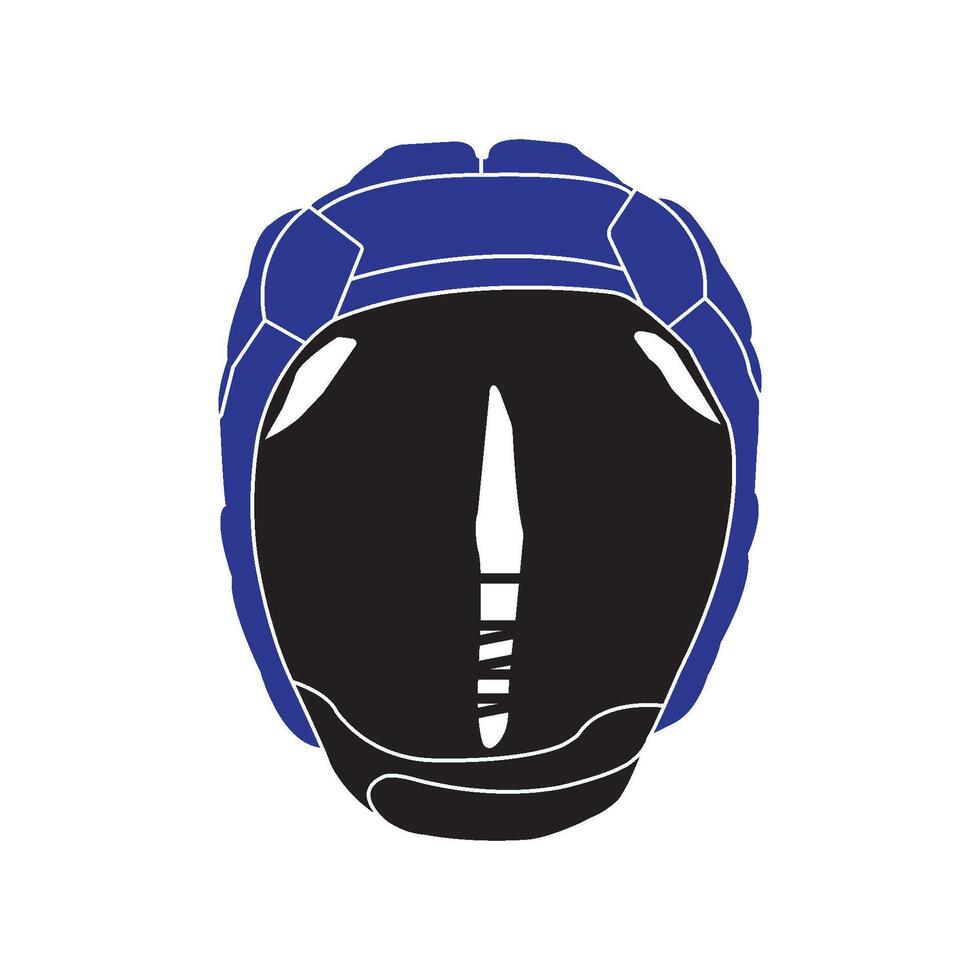 Rugby helmet design vector